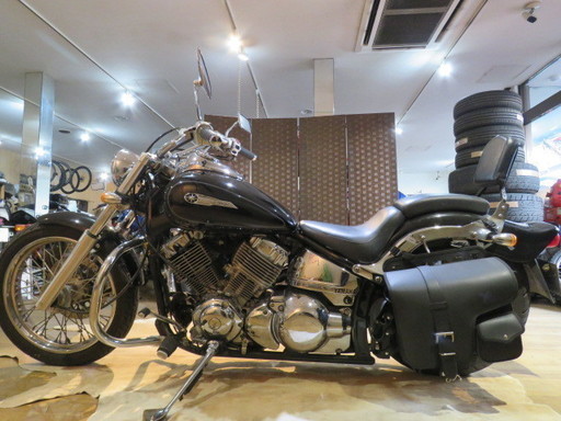 ヤマハ ドラッグスター 400 4TR 1999年 12410km シーシーバー サイドバック ローダウン 社外マフラー 札幌発 ヤマハ ドラッグスター 400 4TR 1999年 12410km シーシーバー サイド