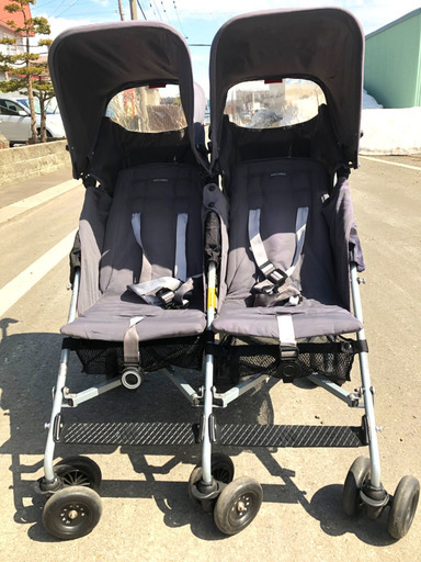 ☆最終値下【マクラーレン ツイントライアンフ Twin Triumph 】チャコール　双子バギー