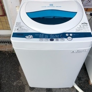 【キレイ】 TOSHIBA 5.0kg 洗濯機 【美品】