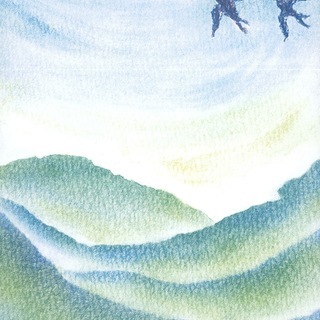 3色パステルアートで心和む　【里山の風景】　を描いてみよう　5・...