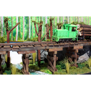 HO ナローゲージ 「森林鉄道」 ジオラマ Nゲージ の線路幅 ※ジオラマのみ