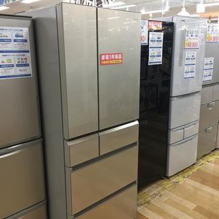 安心の1年保証付！2018年製 Panasonic 6ドア冷蔵庫 470L NR-F473XPV-