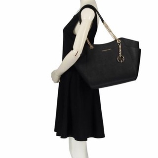 新品 マイケルコース チェーン トートバック サフィアーノ ブラック