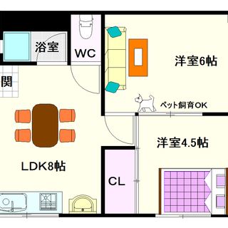 【マンション田中】1号タイプ！2ＬＤＫタイプ！これは人気が出る物件ですよ☆の画像