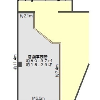 ★貸店舗・事務所  北花田駅１４分★　２階部分５０．３７㎡　レイ...