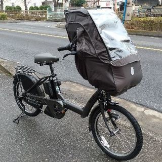 激安！ブリヂストン子供乗せ電動自転車 ビッケポーラーe ダークグ...