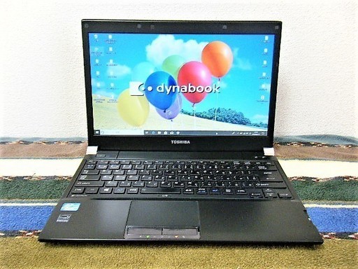 良品/13.3型液晶/重さ1.3kg♬/高性能Core i3/光速☆彡新品SSD120GB(保証付き)♪/快適♪メモリ4GB/Office✎/マイク内臓♬/SDカードスロット♪/USB3.0♪/HDMI/バッテリー5H/すぐ繋がるWi-Hi/すぐ使えるWin10メディア作成ツール付♪ /東芝 dynabook♬