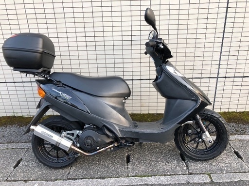 高知発 バイク ワンオーナー アドレスV125 K9 CF46A 最終型カスタム 12インチ