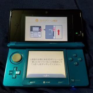 ニンテンドー 3DS 本体 アクアブルー 希少