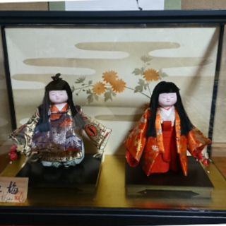 日本人形　桜山作「紅梅」2人組（取りに来ていただける方に）