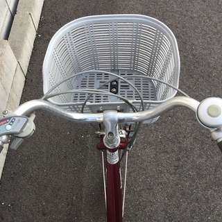 ★パナソニック・電動アシスト自転車 タウンVIVI・26インチ・充電器付