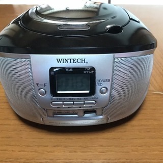しっかり使えます💕 wintech CD コンポ /ラジオ/US...