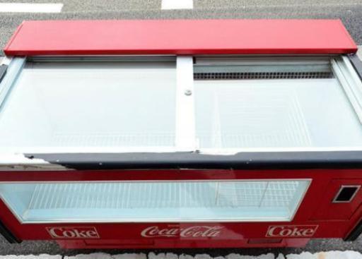 コカ・コーラ オープンタイプクーラー BC-120H 冷蔵ショーケース 室内 業務用 レトロ品