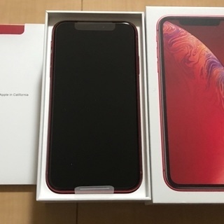 iPhoneXR 64gb red 赤　新品未使用 simフリー