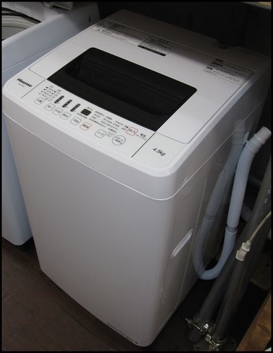 新生活！17280円 2018年製 全自動 洗濯機 4,5kg ハイセンス HW-T45C
