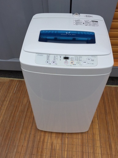 美品 ハイアール 4.2kg全自動洗濯機 JW-K42H 2014年製 ステンレス槽 高濃度洗浄 風乾燥 槽洗浄