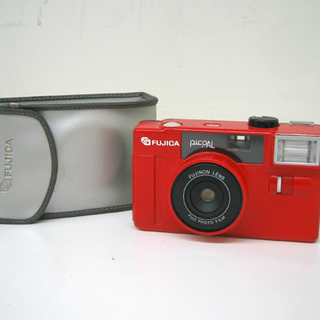 FUJICA コンパクトカメラ PicPAL フィルム レッド ...