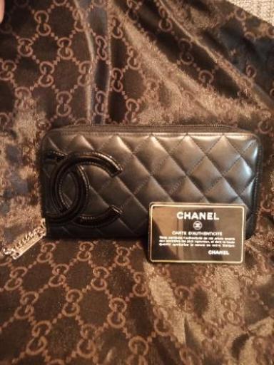 CHANEL　シャネル　財布　カンボンライン　美品✨