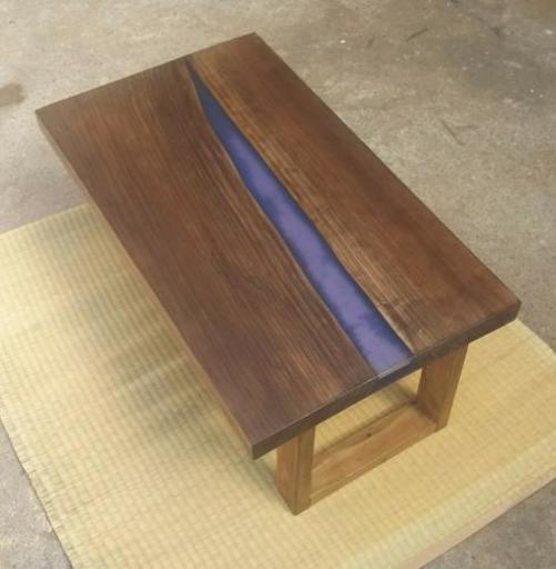 ウッドリバーテーブル ローテーブル (はなはな) 宮崎の家具の中古 