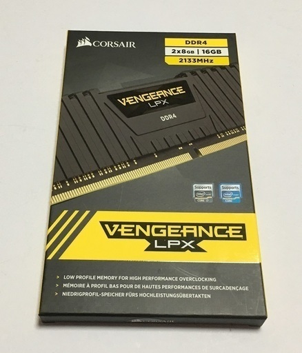 新品デスクトップ用　DDR4メモリ　8GBx2枚　16GBセット　　　　　　メモリー　PC