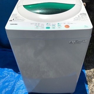 東芝 電気洗濯機 AW-605 ホワイト 5Kg 2012年式