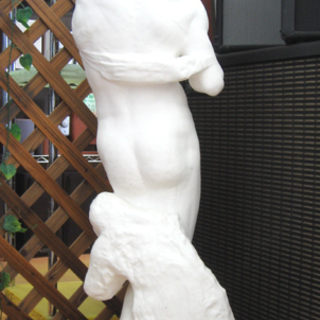 岡石膏像製作所 YOKOHAMA Oka 全身 石膏像 男性 全長:約116cm デッサン