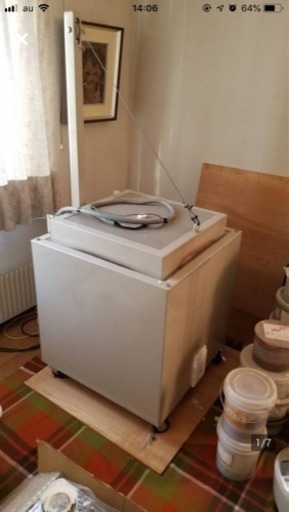【大幅値下げ‼️】陶芸窯/電気炉/電気窯 手動 ウインチ 蓋開閉 ニューハイテク 陶芸窯 KY-8N(パーフェクト型) '01年製 配送要相談