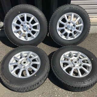 バリ山【格安売切り】ブリジストン VRX2 145/80R12 バモス ライフ ミニキャブ エブリィ スクラブ ホイールタイヤ4本セット
