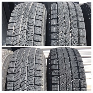 バリ山【格安売切り】ブリジストン VRX2 145/80R12 バモス ライフ ミニキャブ エブリィ スクラブ ホイールタイヤ4本セット