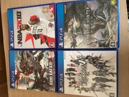 ps4 CUH-2100B 1TB(初期化済み)+ソフト4本 I612