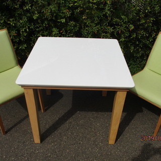 DIRETTORE　テーブル＆椅子2客　美品