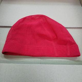 水泳用 帽子 赤 Mサイズ