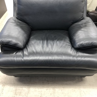 J91 IDC大塚家具 1人掛けソファ 本革