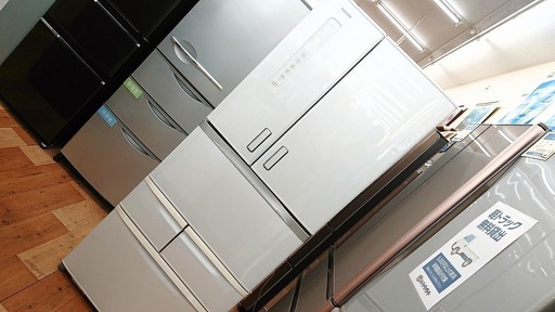 ラウンド  安心の6か月保証！TOSHIBA 東芝 2013年製　6ドア冷蔵庫です！ 冷蔵庫