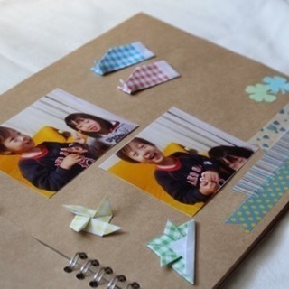 人気コラボ☆折紙を折って、写真を飾ってアルバムにしよう！