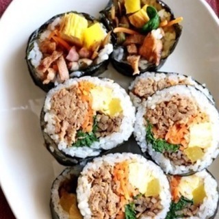 キンパ김밥海苔巻き、タッカンジョン닭강정 【5/2】コープみらい...