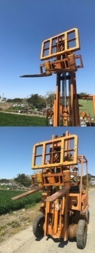 TCMフォークリフト ガソリン 動作品 発送可 ヒンジ付き fg10n3 800kg