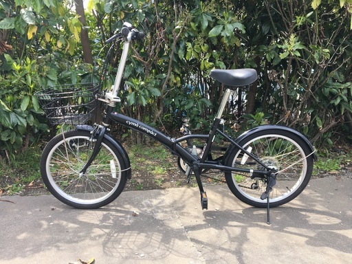 折りたたみ自転車　cyma compact　20インチ　ブラック