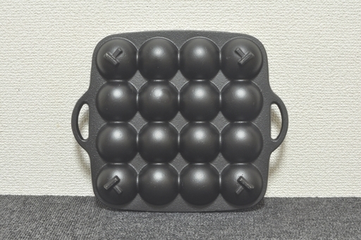 未使用 美品 たこ焼き用鉄板鉄鋳物製１６穴たこ焼き器ガスコンロカセットコンロ用 Veryman 神戸の美容家電 ネイルケア の中古あげます 譲ります ジモティーで不用品の処分