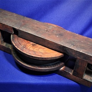 特大!総欅材井戸の滑車(つるべ) アンティーク雑貨 古民具・骨董