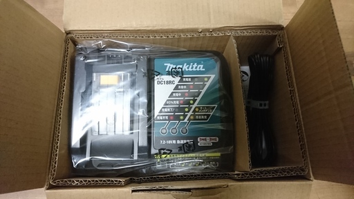 「千円値引き（２１日手渡し限定）」【未使用品】電動工具/マキタの純正急速充電器/DC18RC/makita