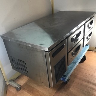 フクシマ/福島工業 業務用 ２段ドロワー冷蔵庫 126L 2018年製 TBC-40RM3