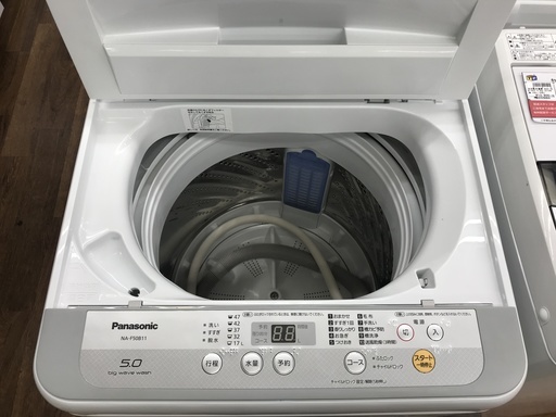 全自動洗濯機　Panasonic　NA-F50B11　5kg　2017年製