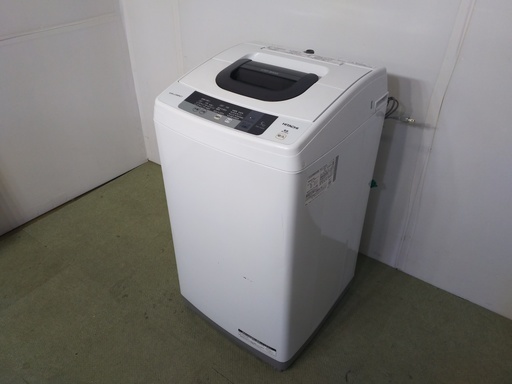 HITACHI　日立　全自動電気洗濯機　5.0kg　NW-5WR　2016年製