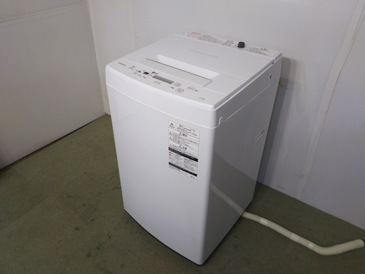 (201105)【50％値下げ】TOSHIBA　東芝　電気洗濯機　4.5kg　AW-45M5　2018年製