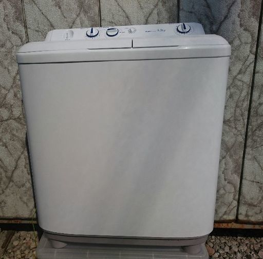 Haier ハイアール JW-W55E 5.5kg 2018年製 二層式洗濯機 ホワイト 引き取り限定