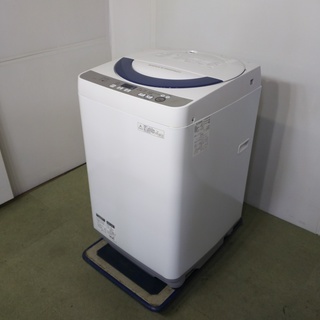 SHARP シャープ 全自動電気洗濯機 ES-GE55R-H 5.5㎏ 2016年製 