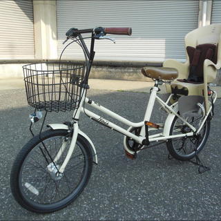 ★★　【府中発！ノイズバイク】　オシャレが人気の子供乗せ自転車！　ポリスポート製チャイルドシート装備！　シマノ内装３段ギア、イクメンパパにも！　お届け可能です！　＊ご注意－電動ではありません　　★★