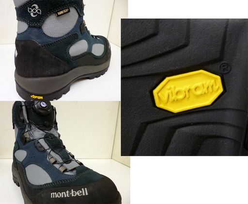 mont-bell/モンベル トレッキングブーツ GORE-TEX/ゴアテックス 24.5㎝ ネイビー トレッキングシューズ ミドルカットブーツ ボア 381045103 ☆ PayPay(ペイペイ)決済可能 ☆ 札幌市 清田区 平岡