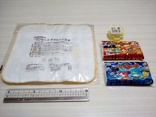 ワンピース非売品タオルハンカチ 妖怪ウォッチポケットティッシュ2個 ジバニャン洗濯ばさみs4点セット こい 愛知のその他の中古あげます 譲ります ジモティーで不用品の処分